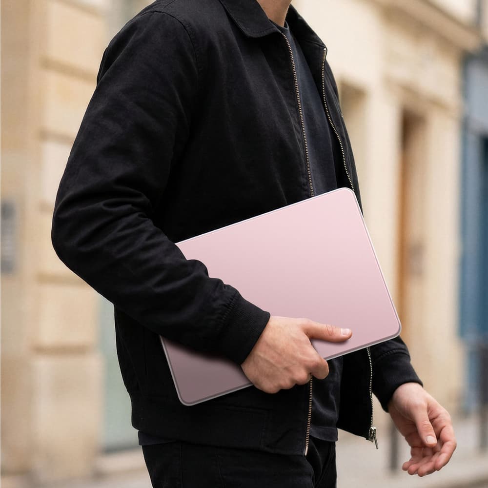 AmazingThing Titan Hardshell ovitek za MacBook Neo 13", roza 5