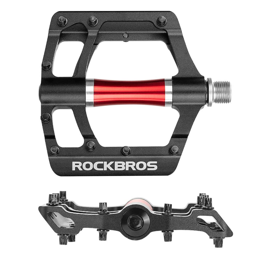 Rockbros 2020-12CBK Aluminijasta pedala za kolo s platformo - črna 5