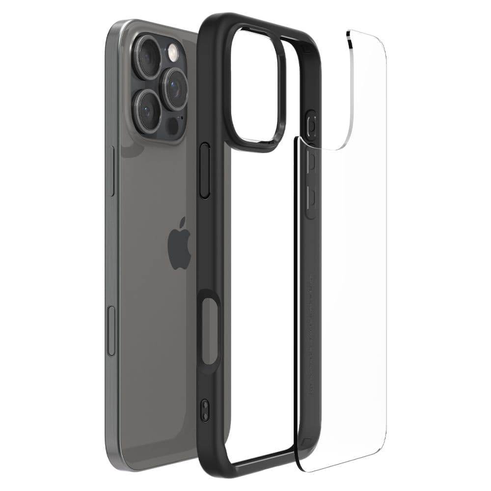 Spigen Ultra Hybrid ovitek za iPhone 16 Pro Max - Mat črn 7