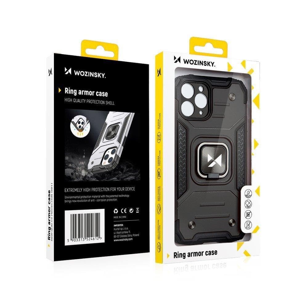 Ovitek Wozinsky Ring Armor za iPhone 14 Pro, srebrni 8