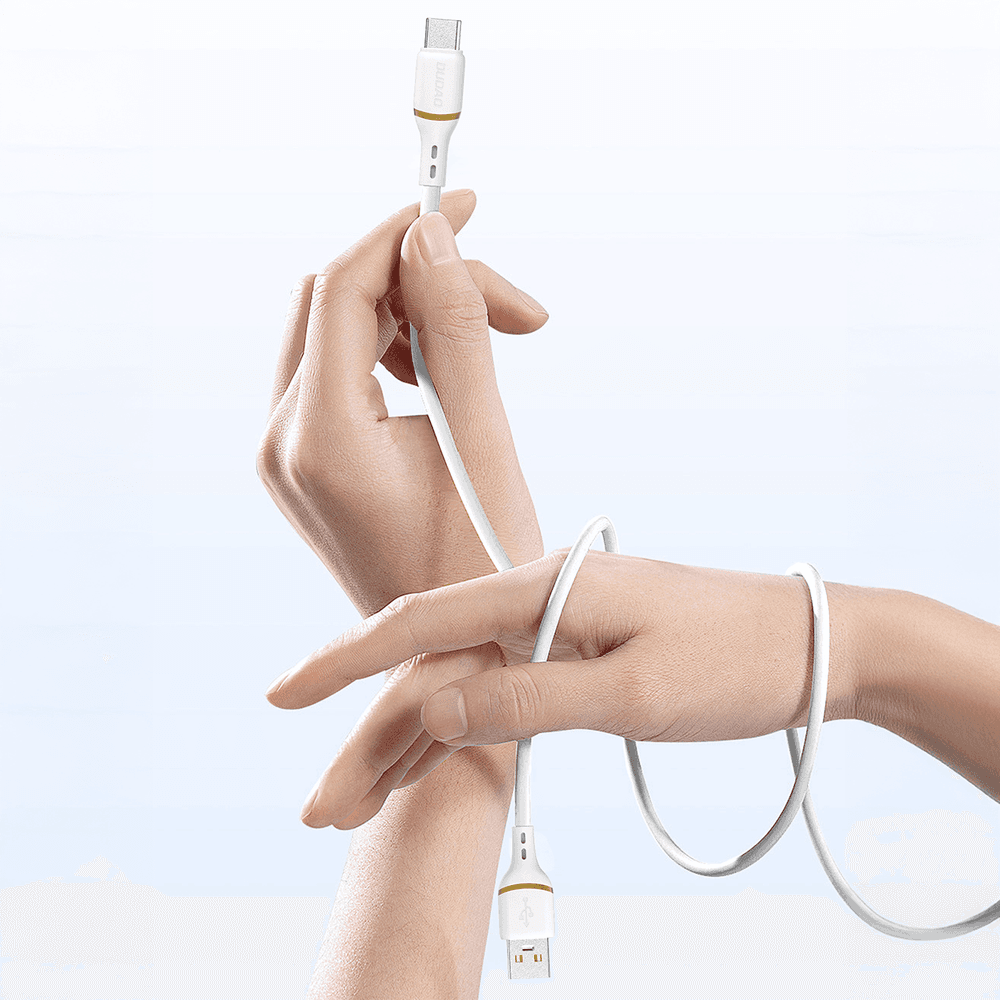 Dudao L25T USB-A na USB-C silikonski kabel 5A 1m - bel 2