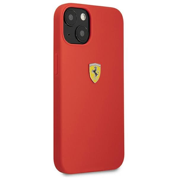Ferrari Silicone ovitek za iPhone 13 mini 5.4" - rdeč 4