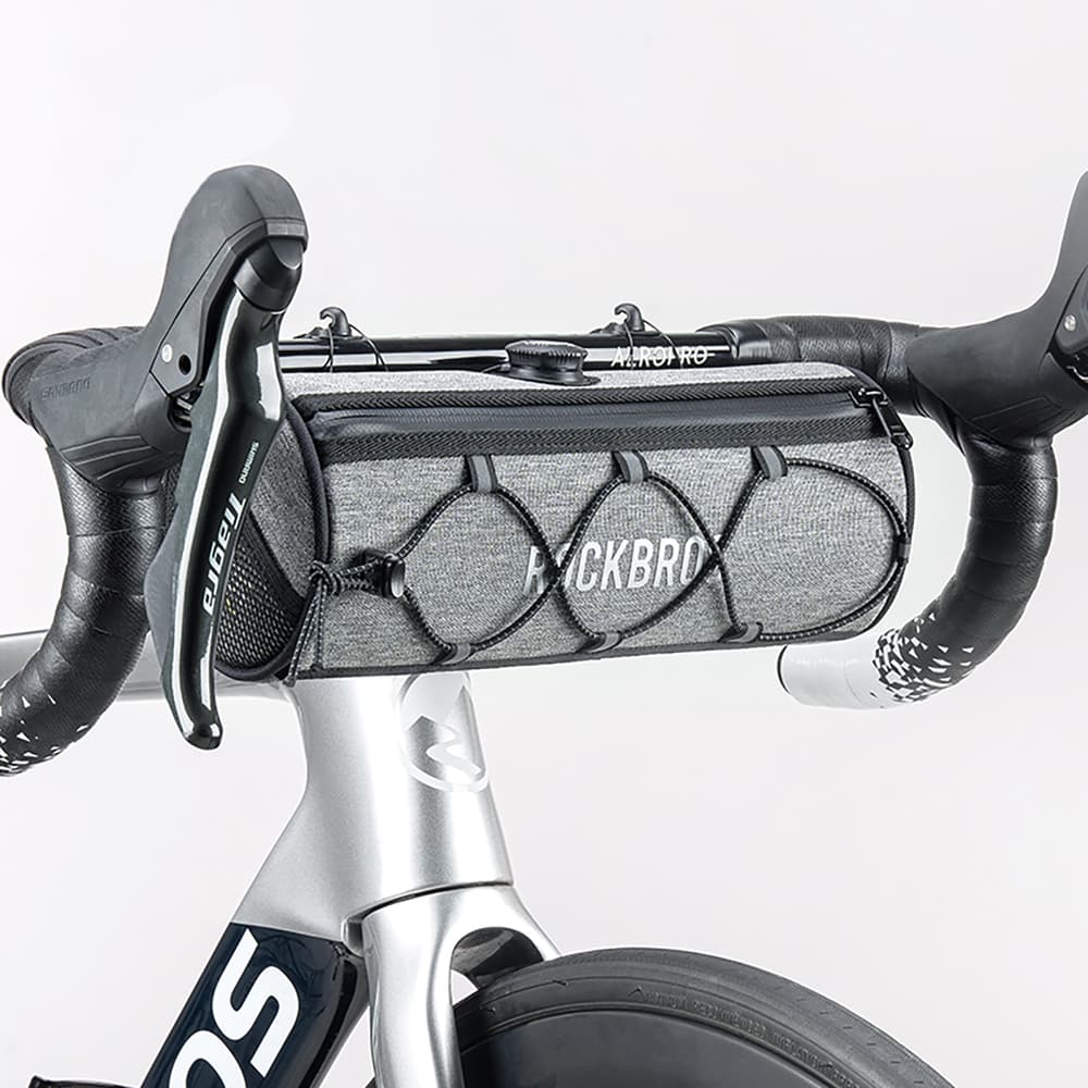 Rockbros TL002 Road to Sky 1.5L vodoodporna torba za krmilo - siva 3