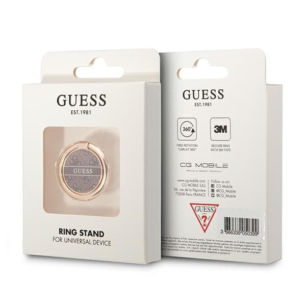 Guess obroč/stojalo za telefon, rjava, 4G 2