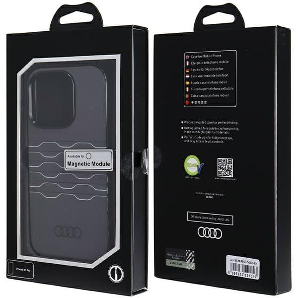 Audi IML MagSafe ovitek za iPhone 15 Pro - črn 7