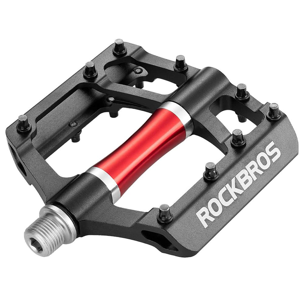 Rockbros 2020-12CBK Aluminijasta pedala za kolo s platformo - črna 2