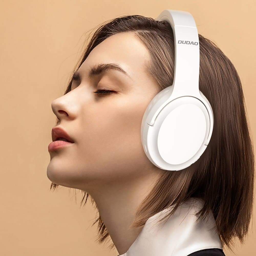 Dudao X22Pro Brezžične Bluetooth 5.3 Slušalke - Bele 4