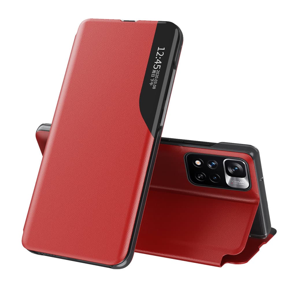 Ovitek Eco Leather View za Poco M4 Pro 5G - Elegantni preklopni ovitek s stojalom