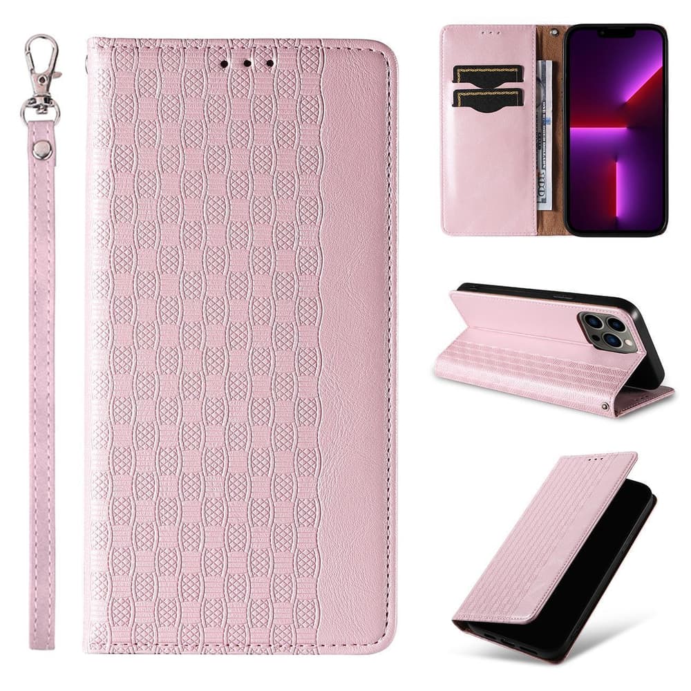 Ovitek Wozinsky Magnet Strap za Samsung Galaxy S23+ roza 3