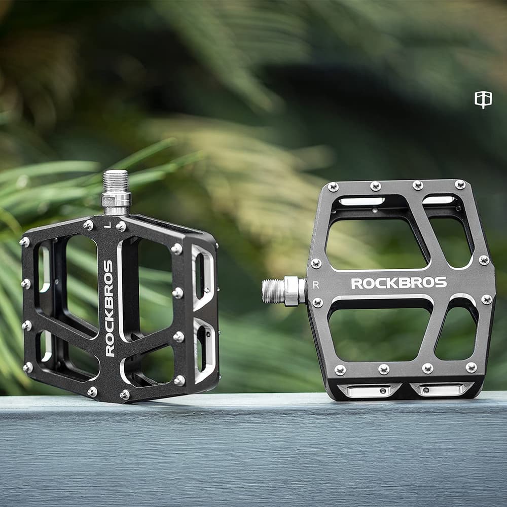 Rockbros K399-BK široka platforma pedala za kolo - črna 2