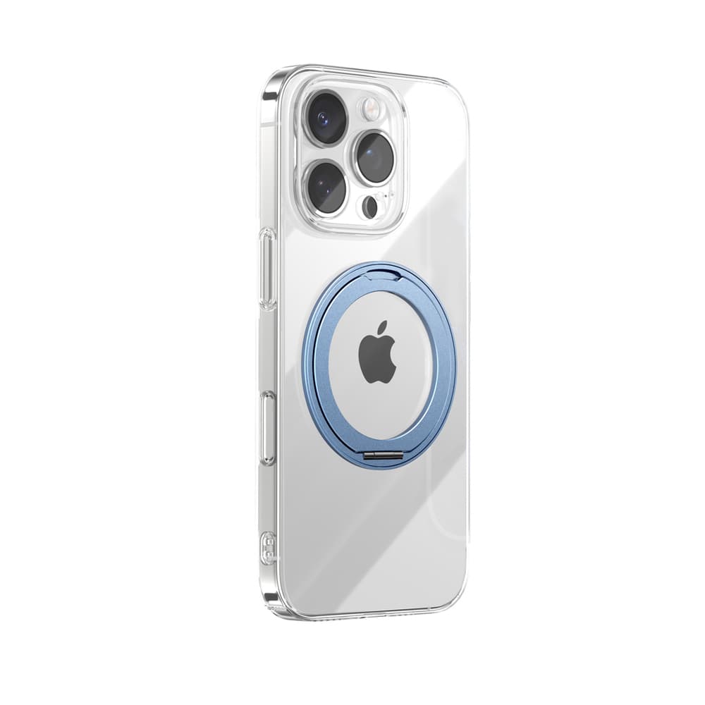 Ovitek Joyroom JR-16JL6 za iPhone 16 Pro Max, ultra tanek, MagSafe, s 360° stojalom, modra