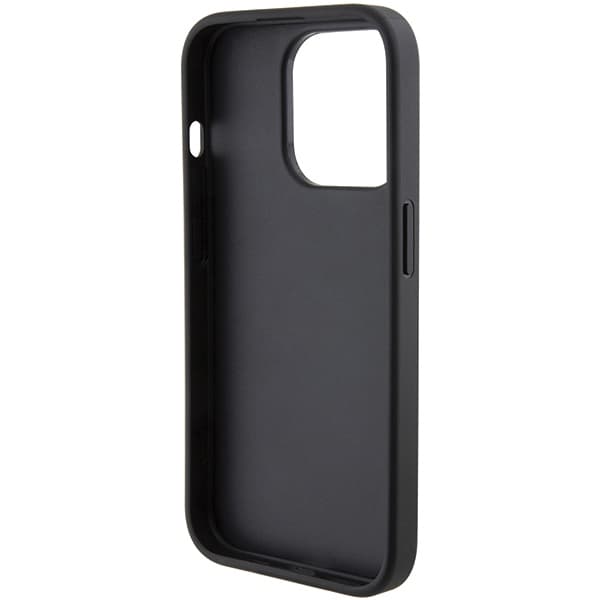 Karl Lagerfeld ovitek za iPhone 15 Pro - črn, prešit 7