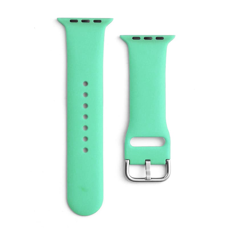 Silikonski pašček APS za Apple Watch 38/40/41mm - mentol