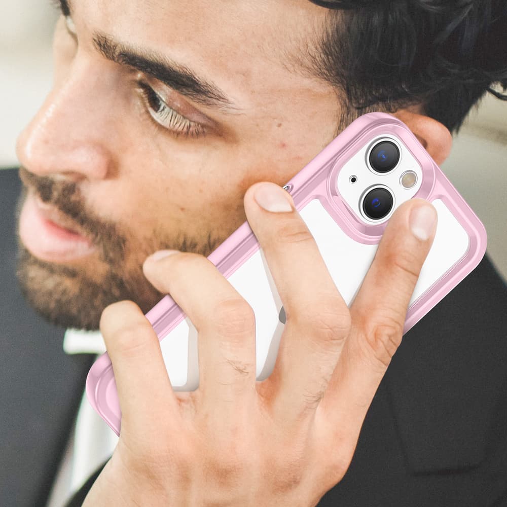 Hurtel Outer Space ovitek za iPhone 14 Plus - roza 7