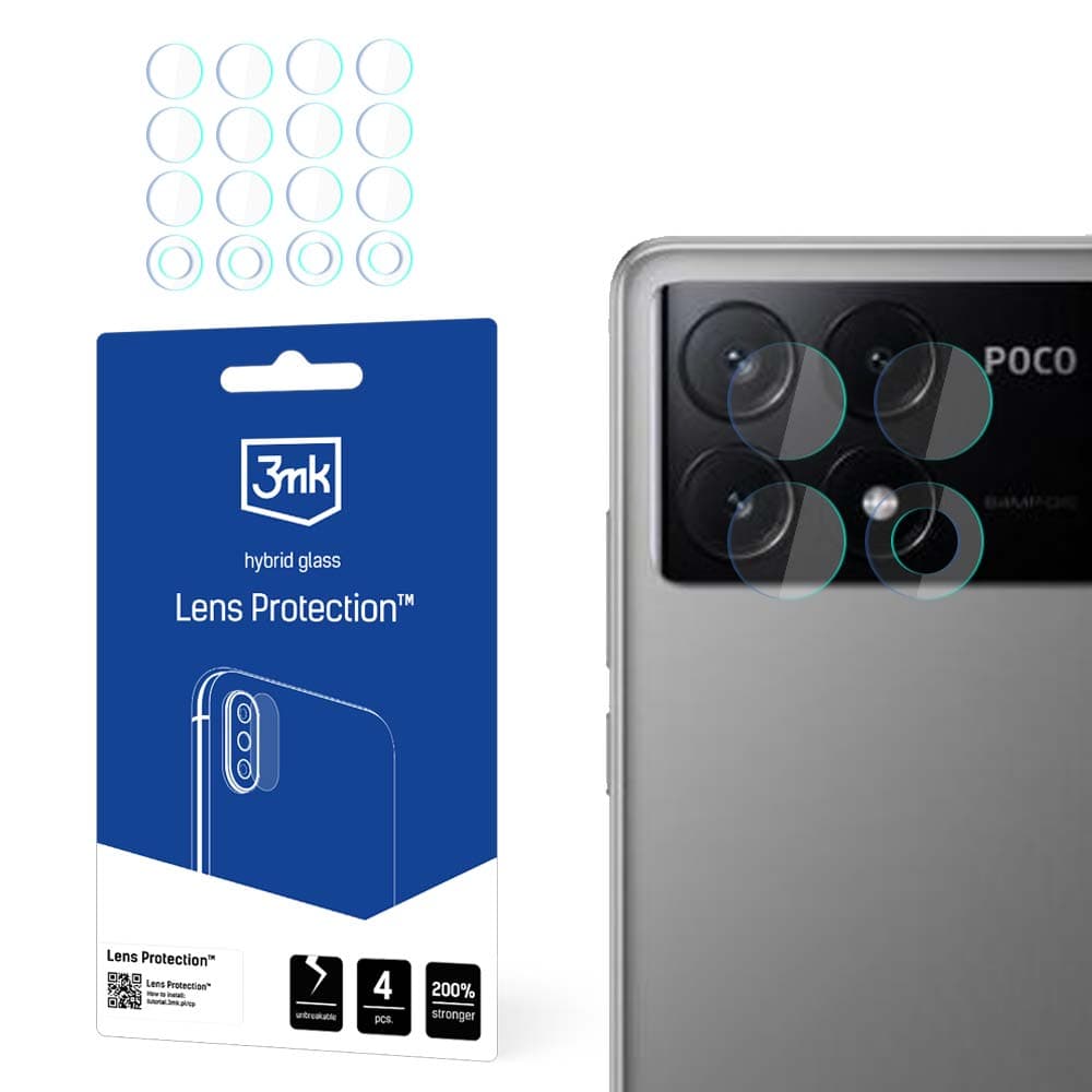 3mk Protection steklo za kamero Lens Protection™ za Xiaomi Poco X6 Pro 5G