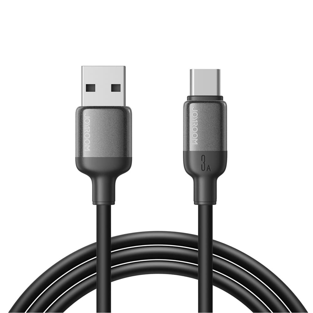Joyroom S-A62 Lively 3A USB-A na USB-C kabel 1.2m - črn