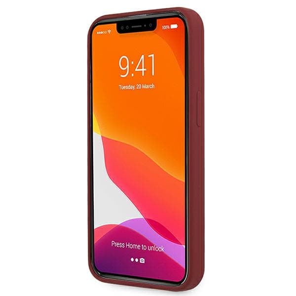 Mercedes etui Silicone Line za iPhone 13 mini - rdeča 5