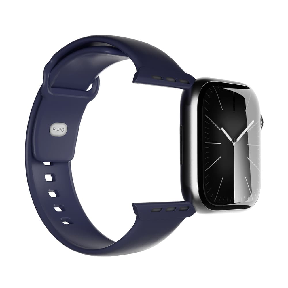 Puro Icon pašček za Apple Watch 44/45/46/49mm - Temno modra