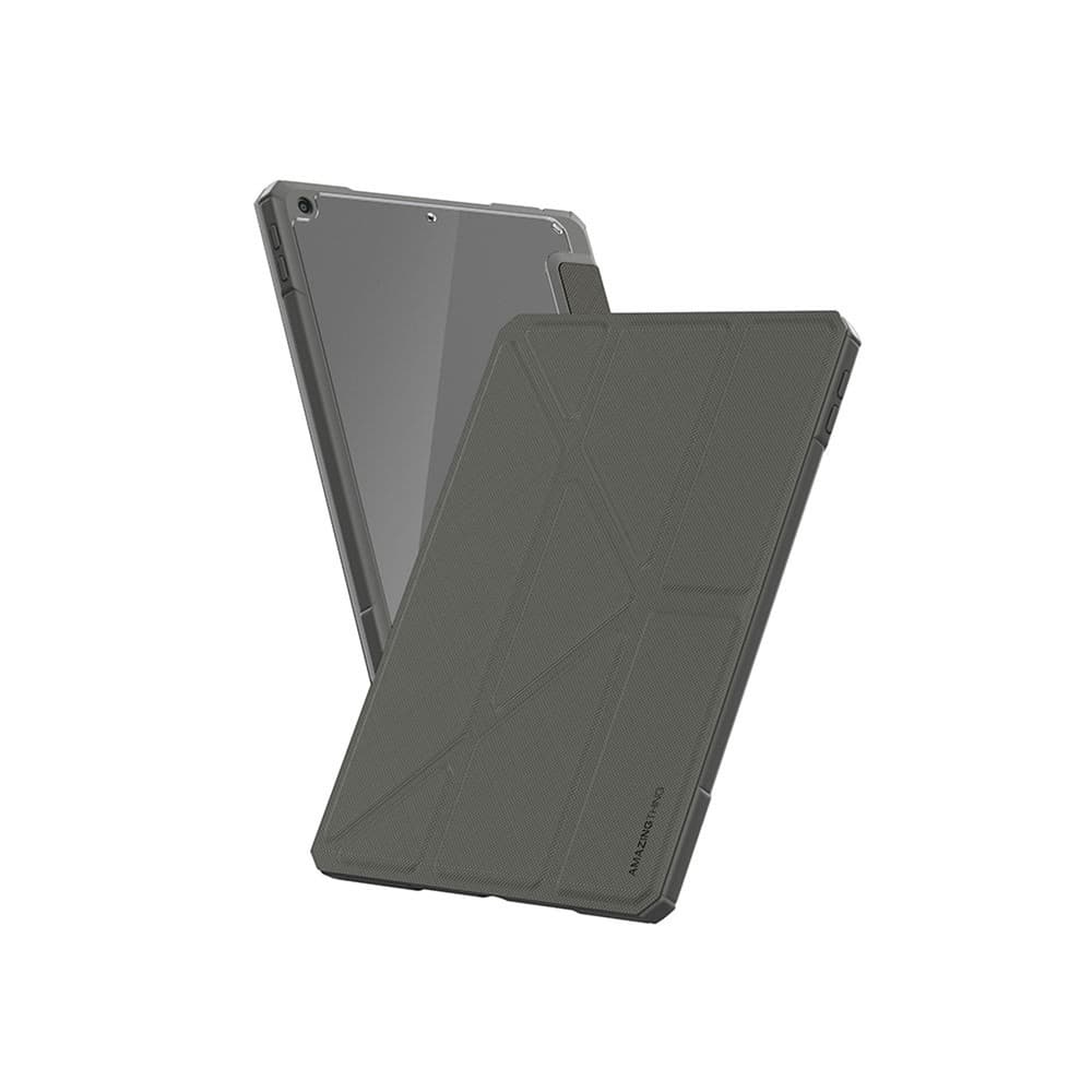 Ovitek AmazingThing Titan Pro Folio z držalom za Apple Pencil za iPad Air 11" M3/M4 (2025/2026) - Siva