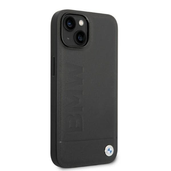 BMW ovitek za iPhone 14 Plus 6.7" (usnjeni, črn) 4