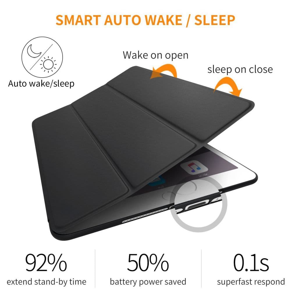 Tech-Protect SmartCase ovitek za iPad 9.7" (2017/2018) - črn 6