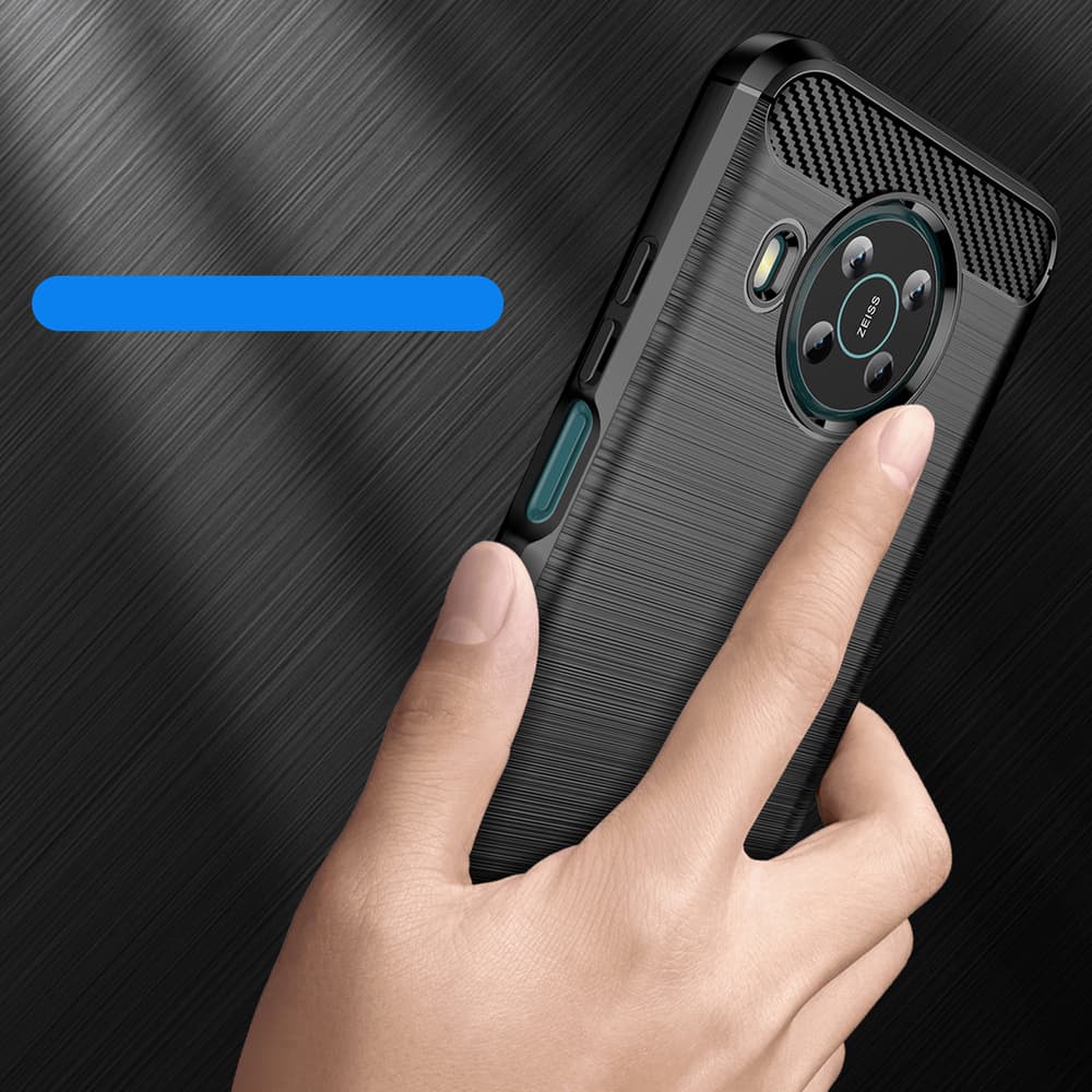 Hurtel Carbon Case prožno ovitka za Nokia X100 črna 3