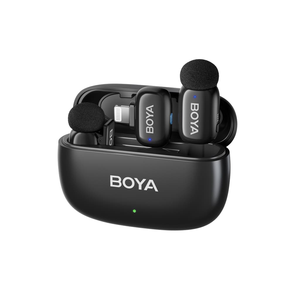 BOYA mini 2-01 bežični mikrofoni 2.4GHz USB-C - črni 2