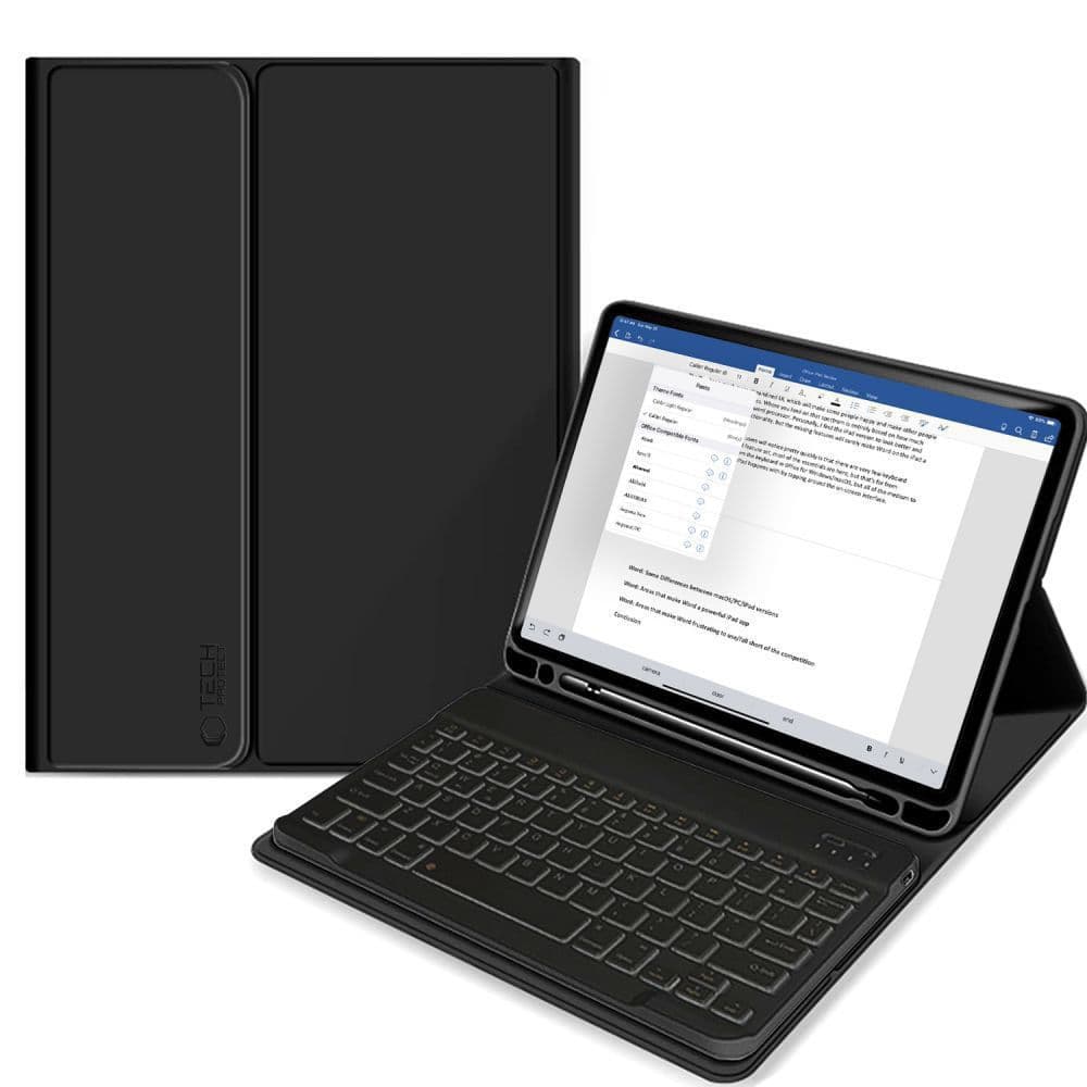 Ovitek Tech-Protect SC Pen z tipkovnico za iPad 10.9" 2022 - črn