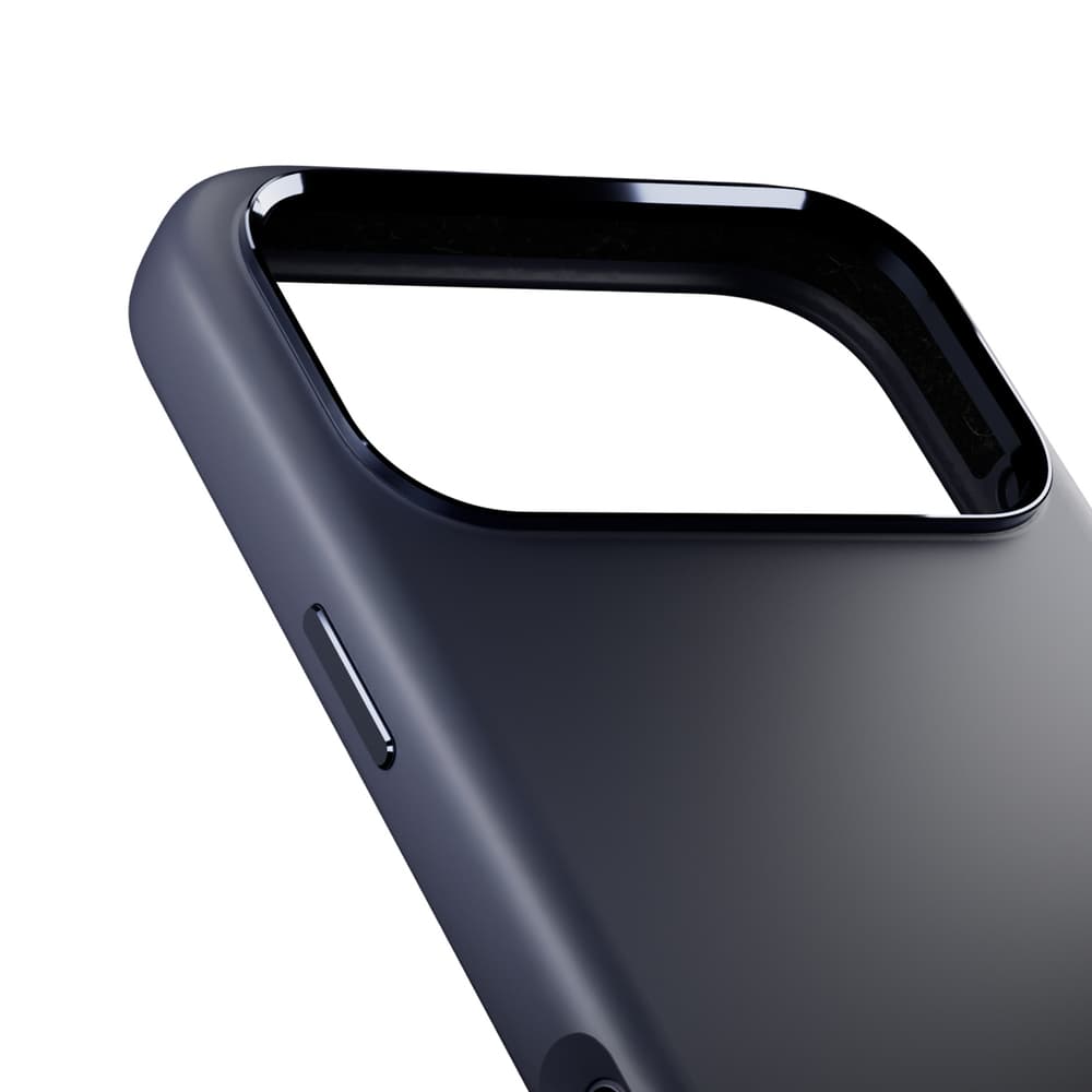 Puro Icon Mag Pro silikonska maska za iPhone 17 Pro Max, MagSafe, temno modra 4