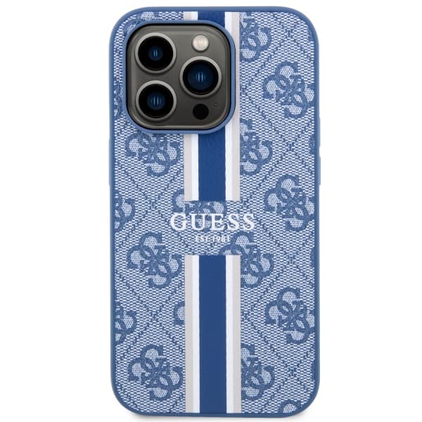 Guess GUHMP14LP4RPSB ovitek za iPhone 14 Pro (6,1") modra 3