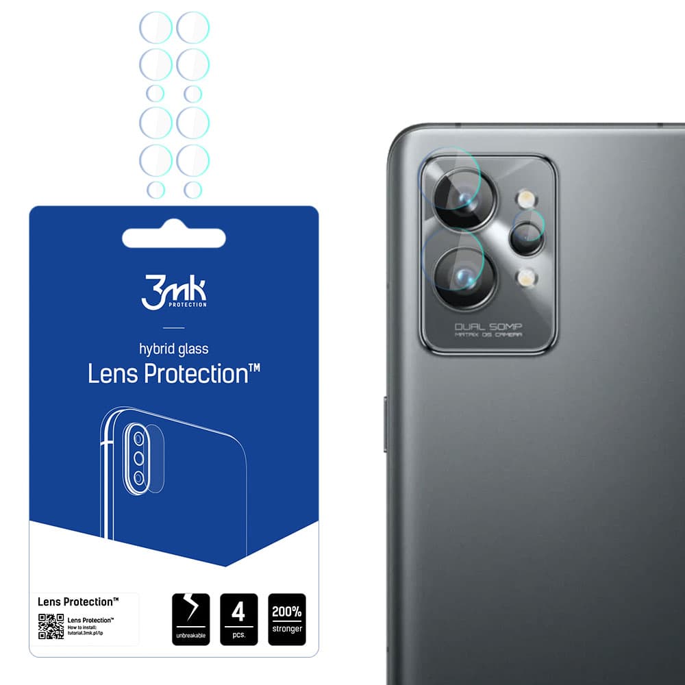Zaščita kamere 3mk Lens Protection za Realme GT 2 Pro (4 kosi)