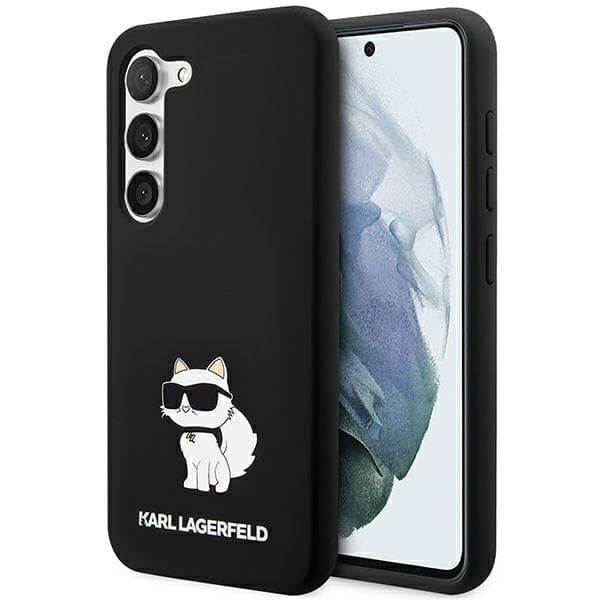 Karl Lagerfeld Silicone Choupette ovitek za Samsung Galaxy S24 - črna