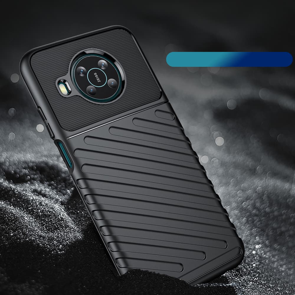 Hurtel Thunder Case prožno oklepno ovitka za Nokia X100 črna 5