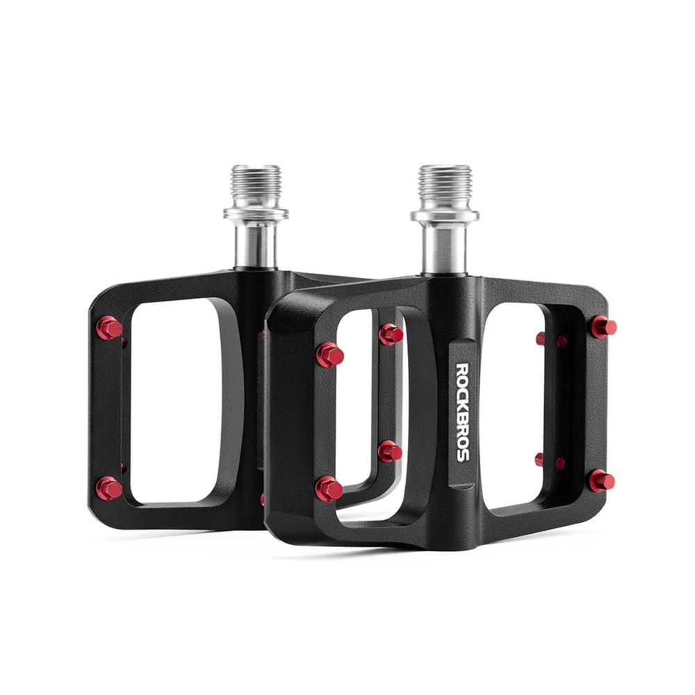Rockbros BP2603 Pedala za kolo z titanovo osjo in magnezijevimi ležaji - črna
