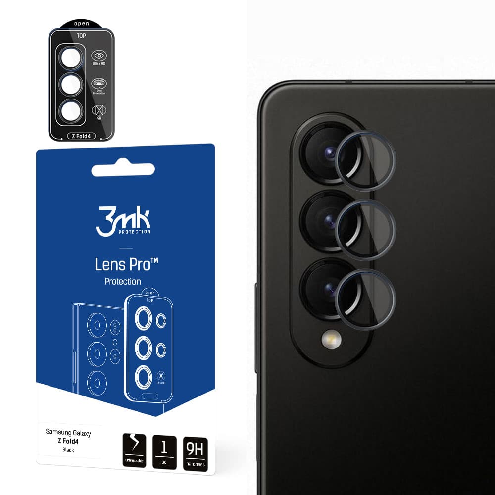 3mk Lens Protection Pro za kamero Samsung Galaxy Z Fold 4 - črna