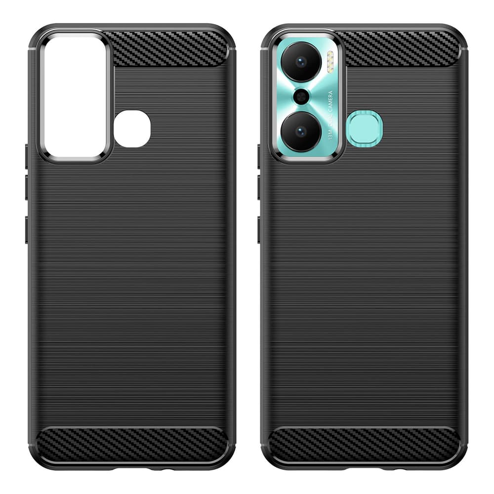 Carbon Case ovitek za Infinix Hot 20 Play (črn) 8