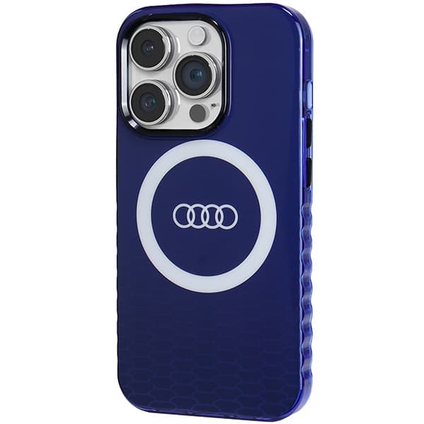 Audijeva ovitek MagSafe Big Logo IML za iPhone 14 Pro - moder 2