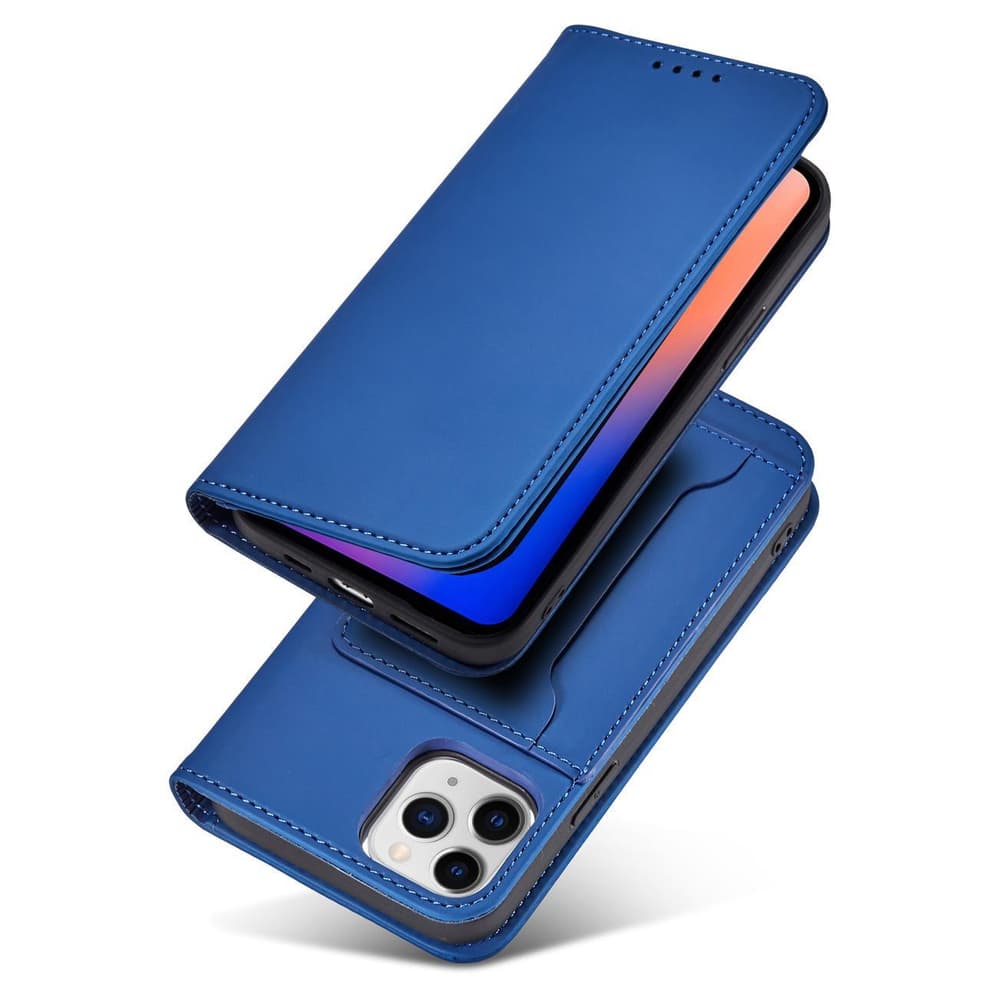 Magnet Card ovitek za iPhone 12, modre barve 3