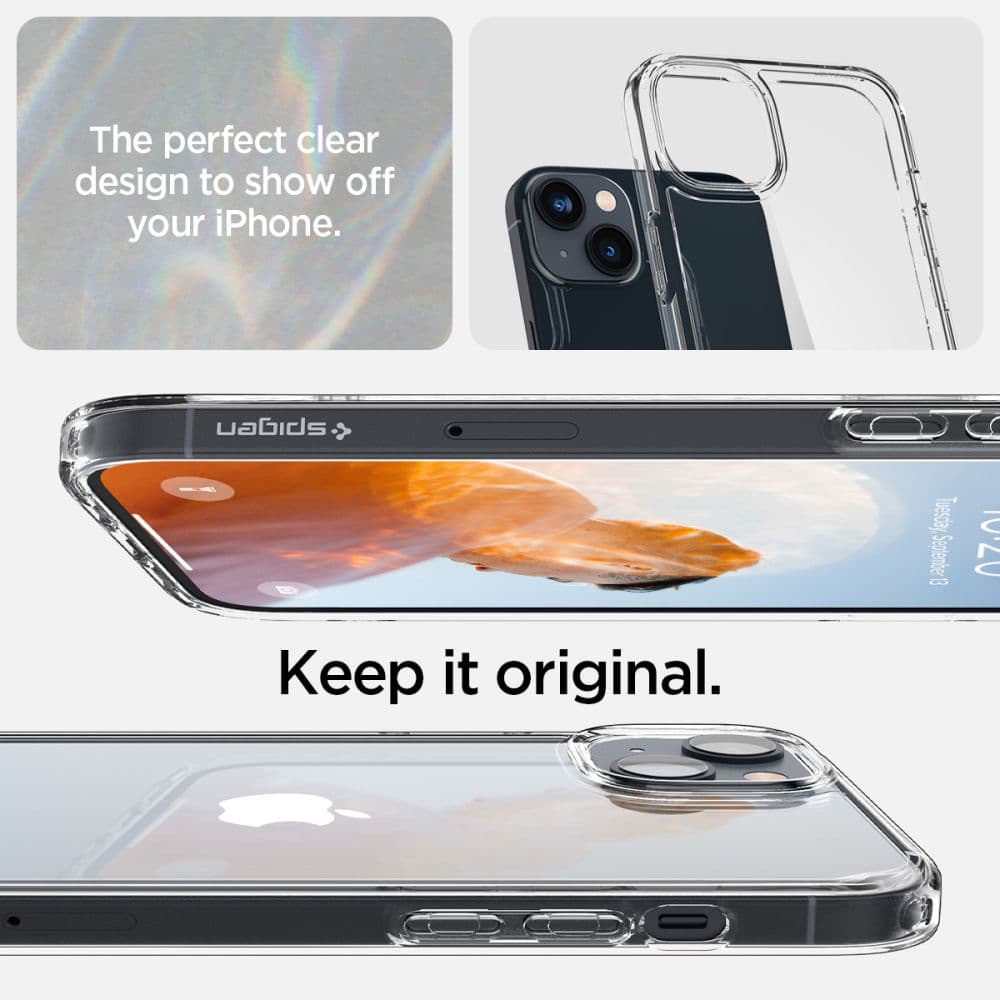 Spigen Ultra Hybrid ovitek za iPhone 14 (prozoren) 6