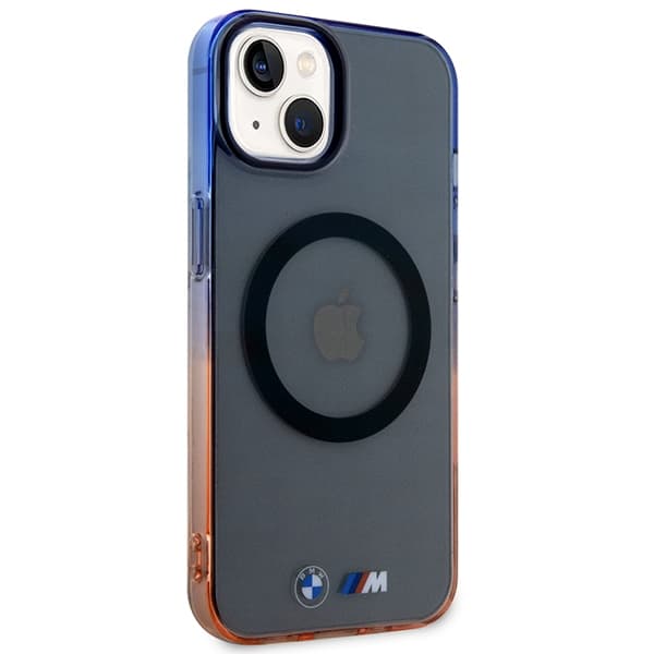 Ovitek za iPhone 14 Plus BMW Gradient Bumper MagSafe, siv 4