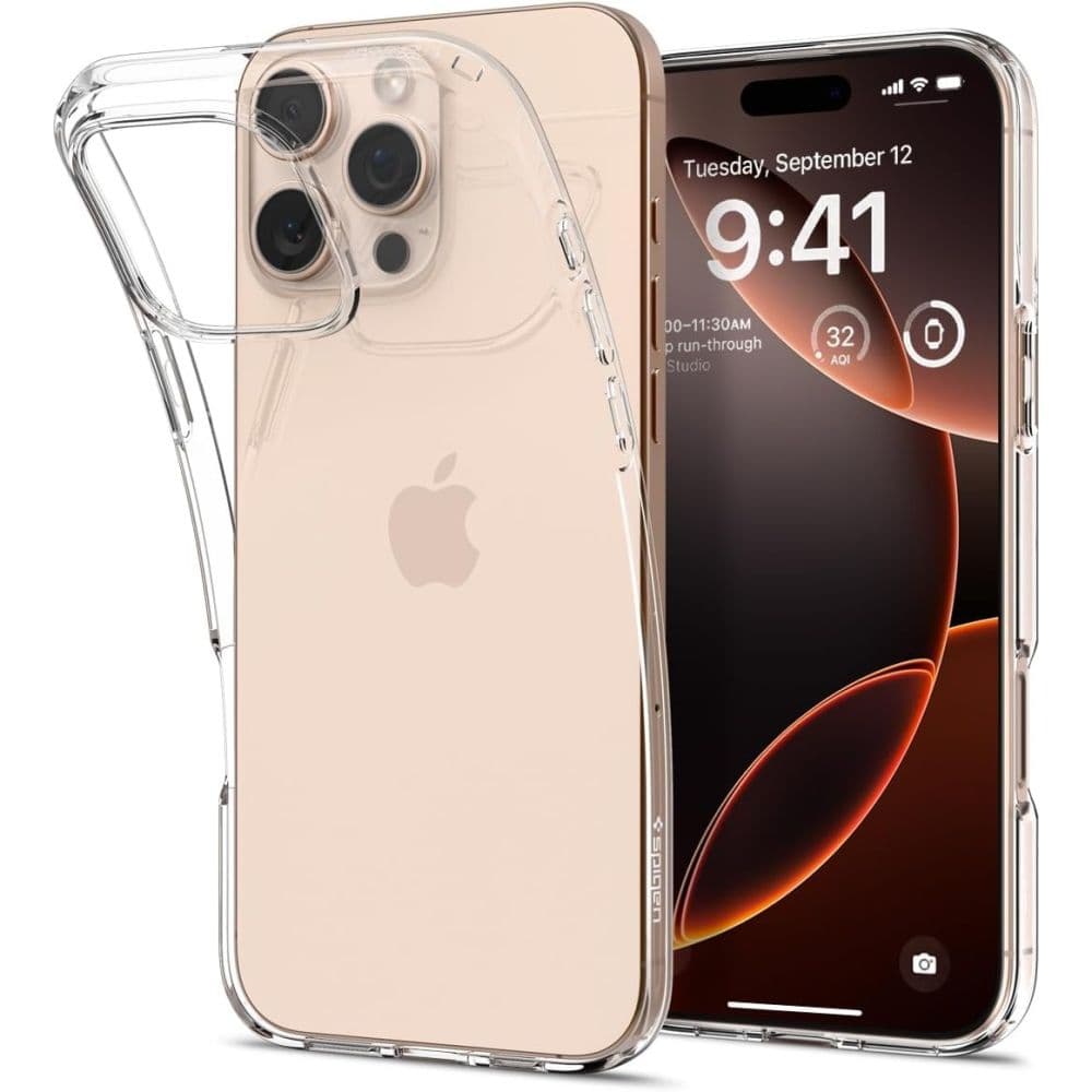 Spigen Liquid Crystal ovitek za iPhone 16 Pro - prozoren