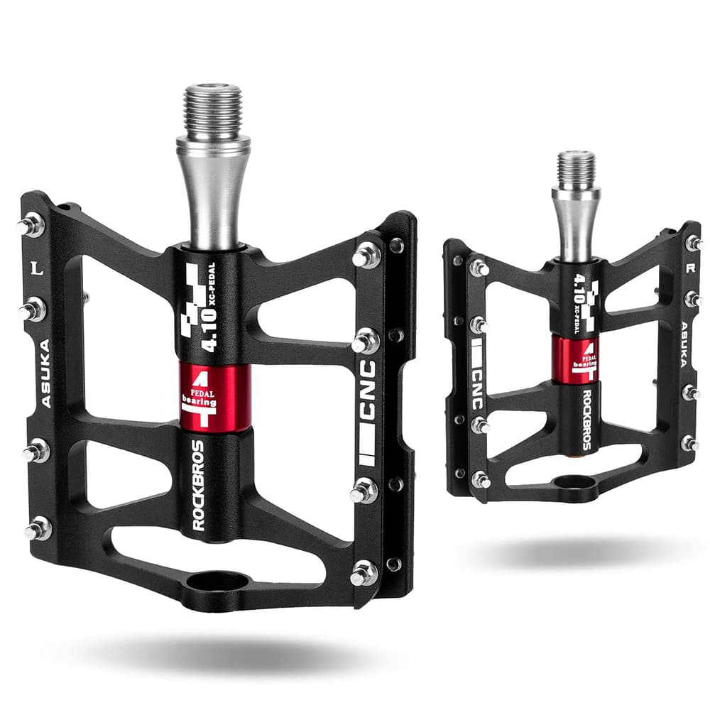 Rockbros JT410 4 ležaja aluminijasta pedala za kolo - črna