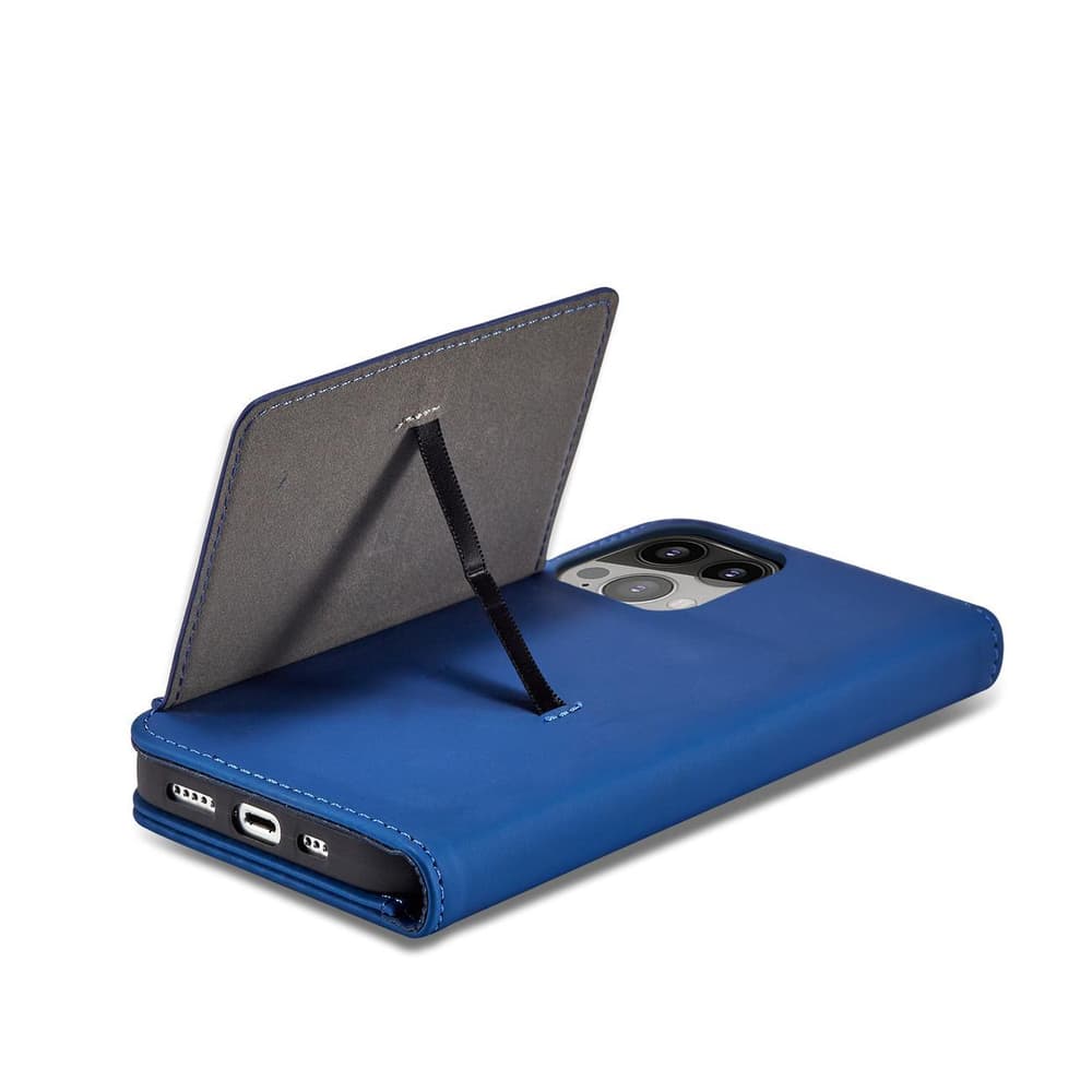 Hurtel Magnet Card etui za iPhone 13 Pro, denarnica, moder 7