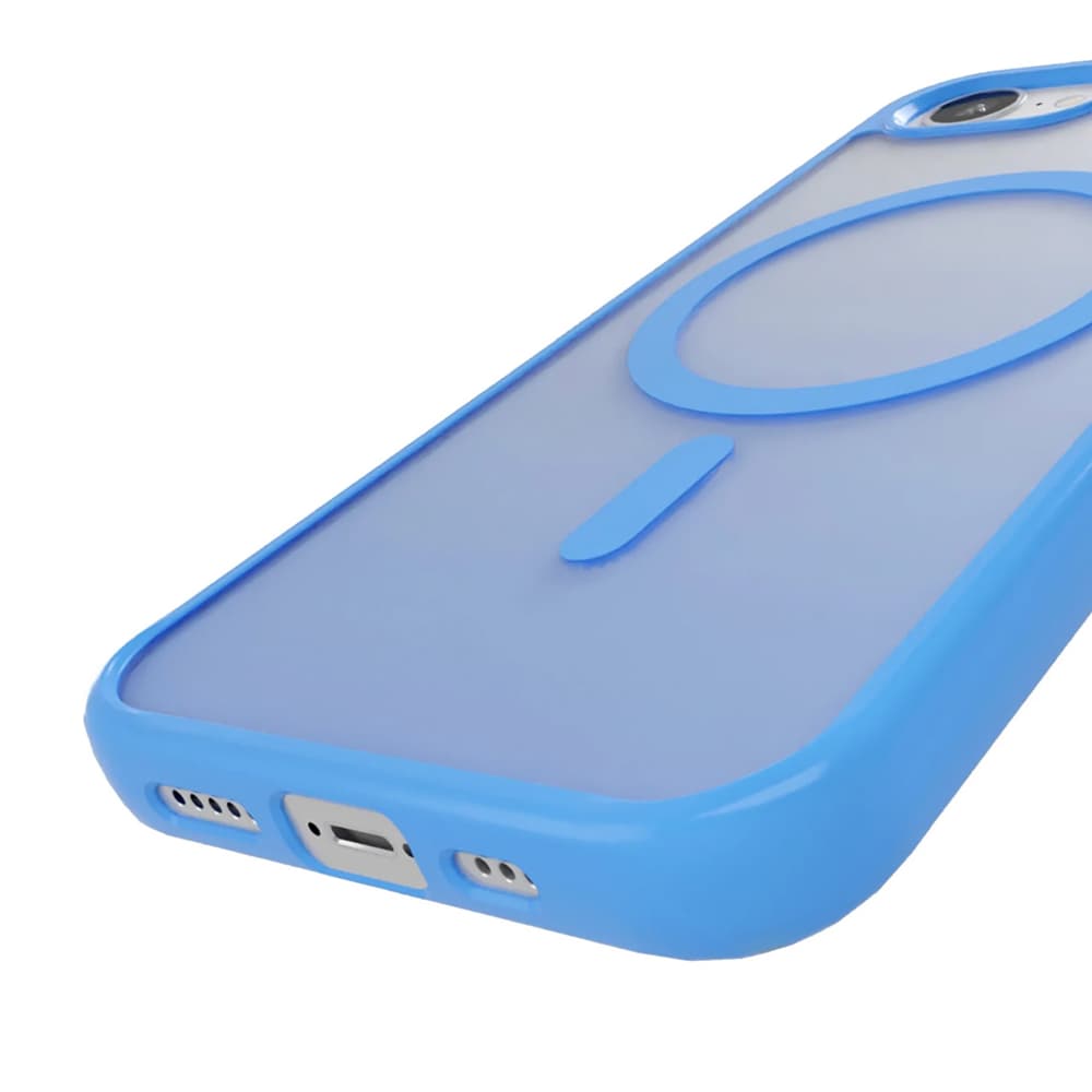 Puro Gradient MagSafe ovitek iz silikona za iPhone 16e/17e - modra 4