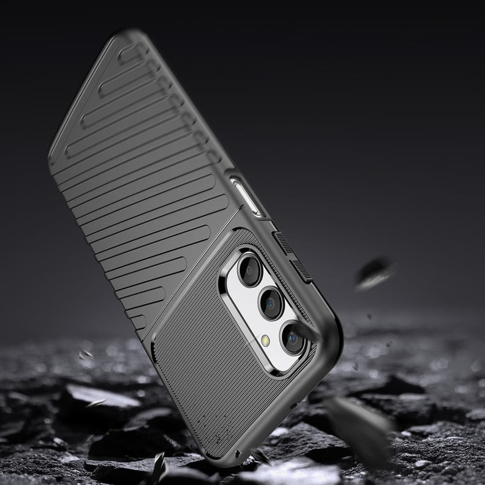 Thunder Case ovitek za Samsung Galaxy A24 4G (silikon, črn) 3