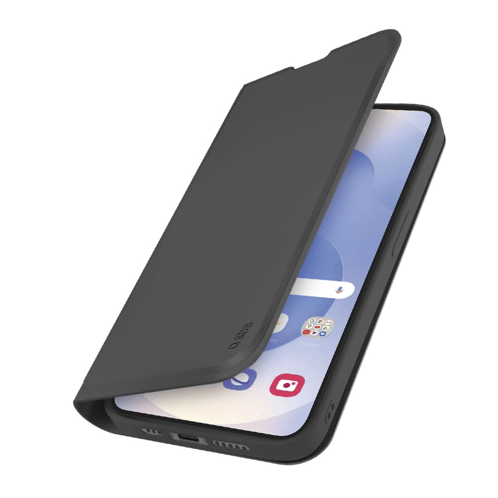 SBS Denarnica Ovitek za Samsung Galaxy S25 Edge s stojalom - črn