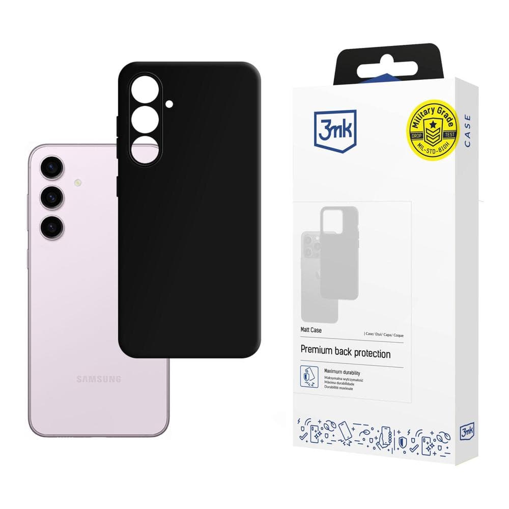 3mk Matt Case etui za Samsung Galaxy S24 - črn