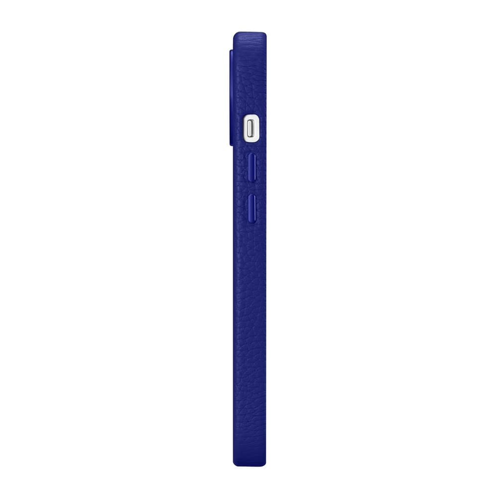 Ovitek iCarer Litchi za iPhone 14 Plus, temno moder 6