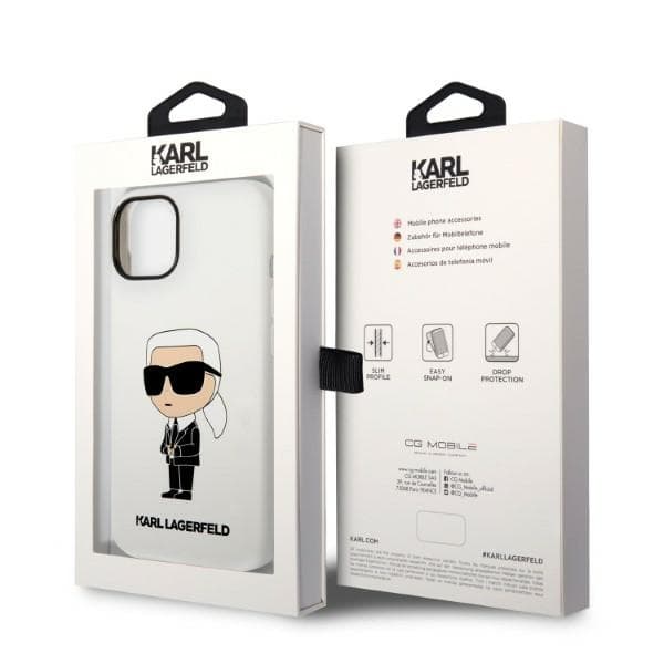 Karl Lagerfeld Silicone Ikonik etui za iPhone 14 Plus 6.7" belo 8