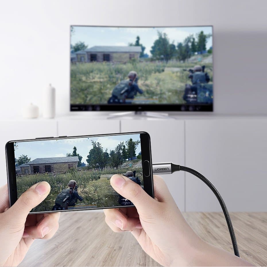 Adapter Ugreen HDMI na USB Type C, 4K 60Hz, 1.5m, črn-siv 2